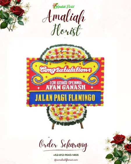 Sewa Papan Bunga Tenonan